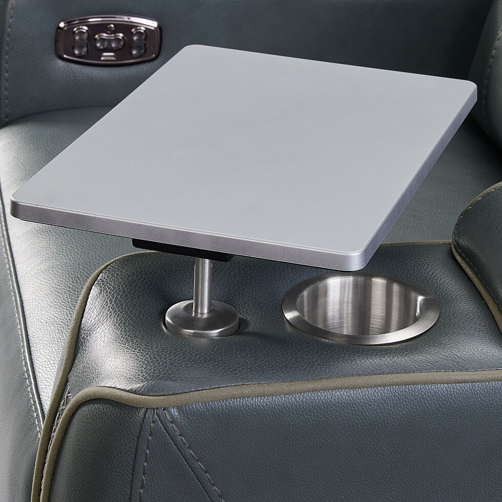 leo gray  pc power home theater sectional   