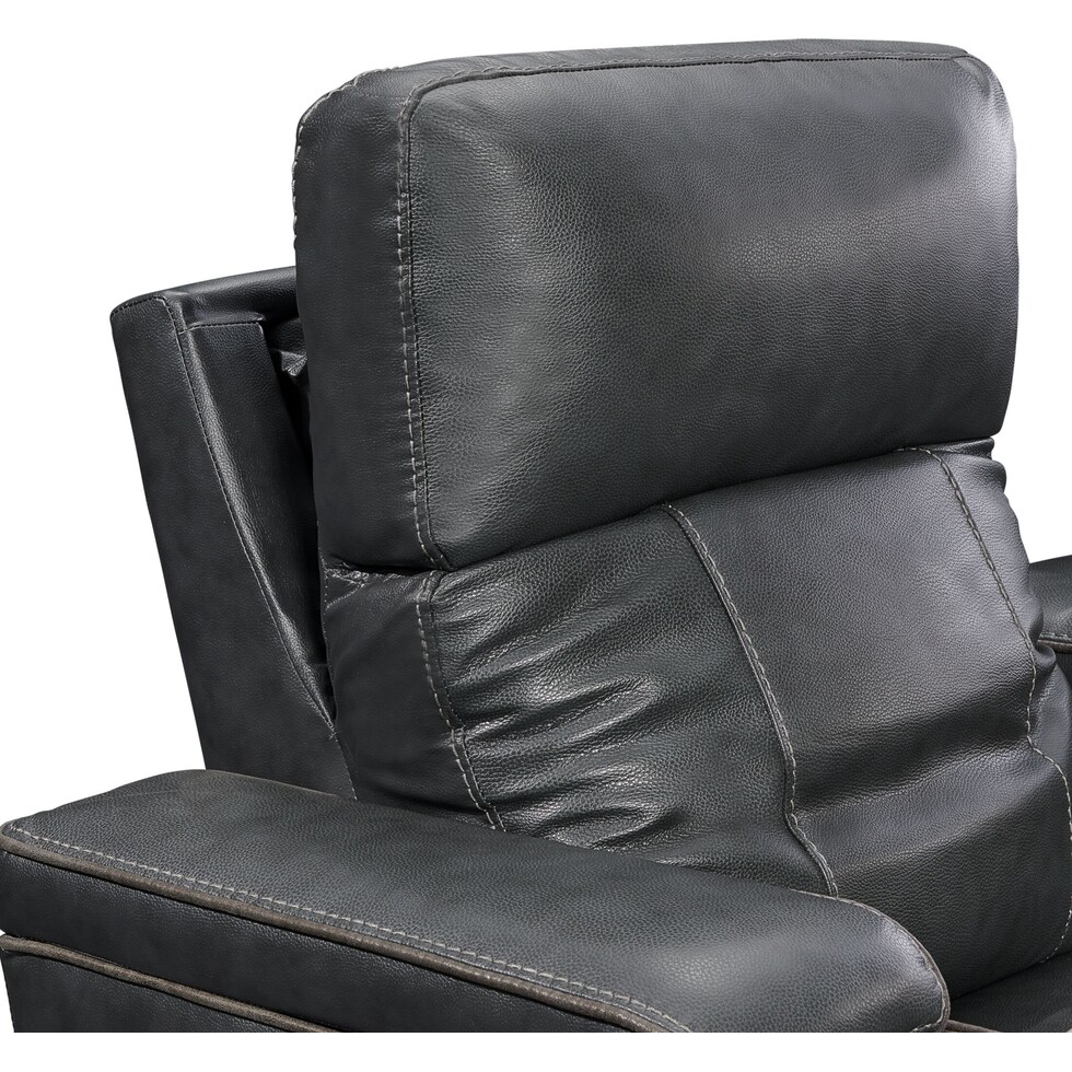 leo gray  pc power home theater sectional   