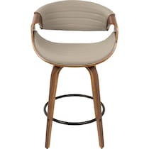 leo gray counter height stool   