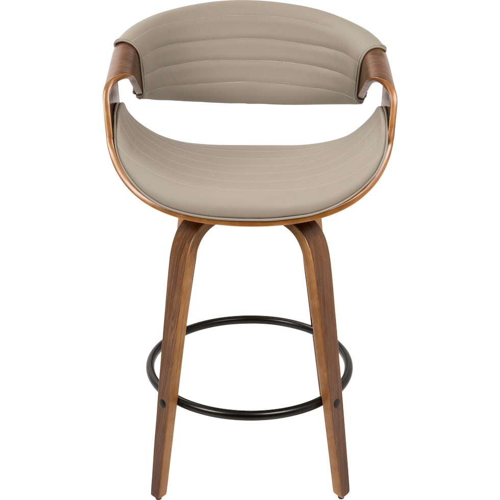 leo gray counter height stool   