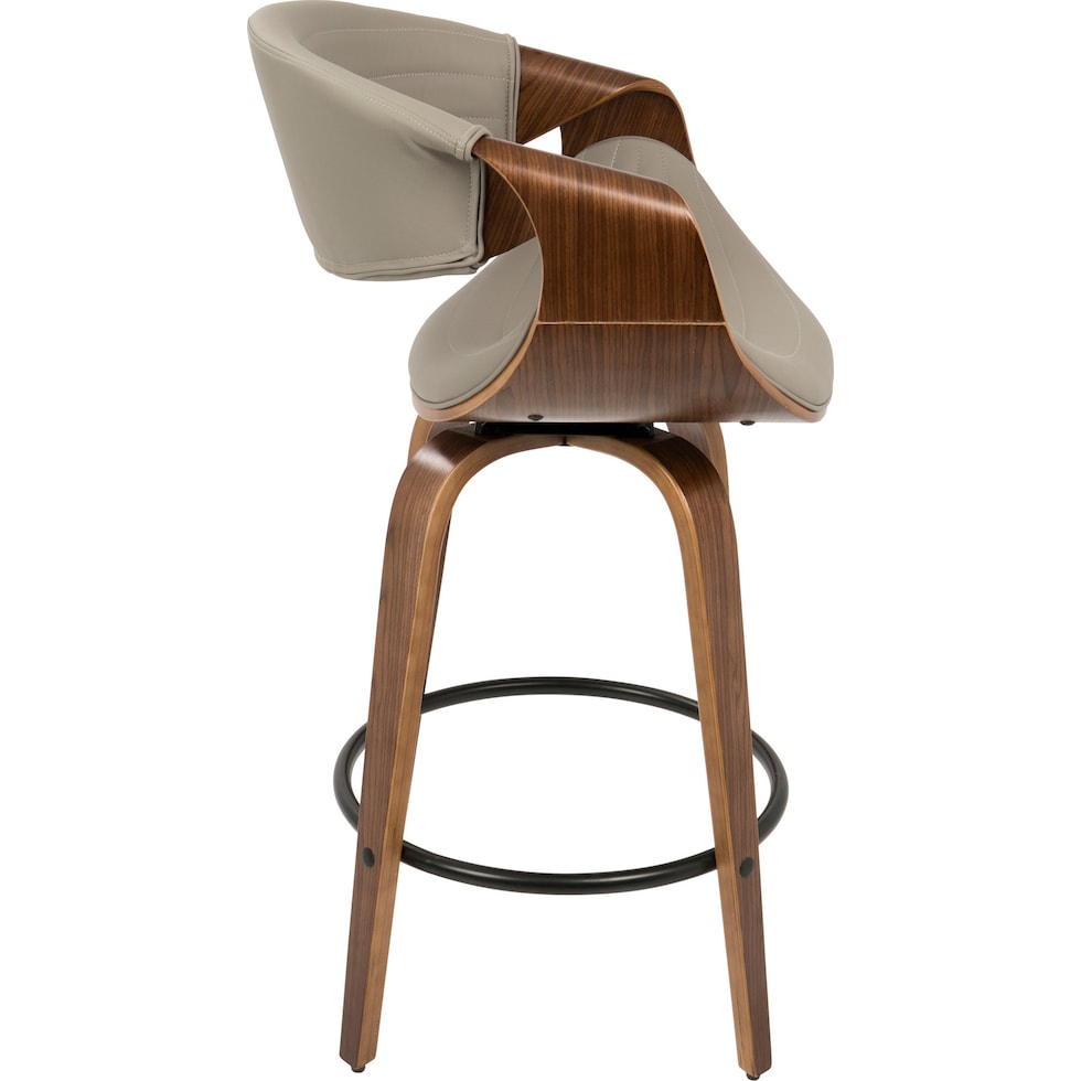 leo gray counter height stool   