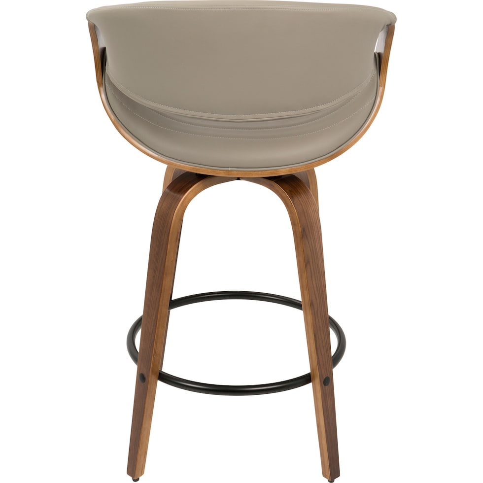 leo gray counter height stool   