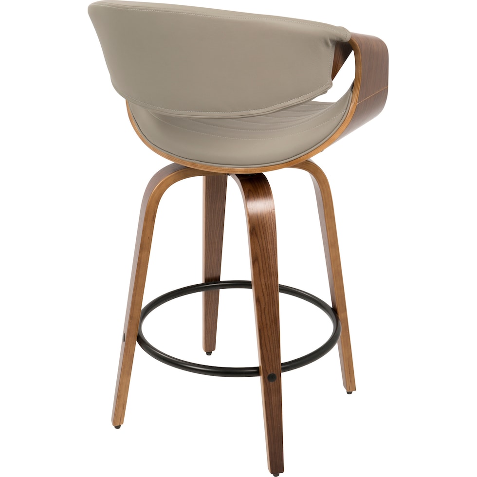 leo gray counter height stool   