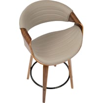 leo gray counter height stool   