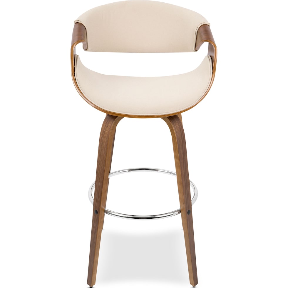 leo white bar stool   