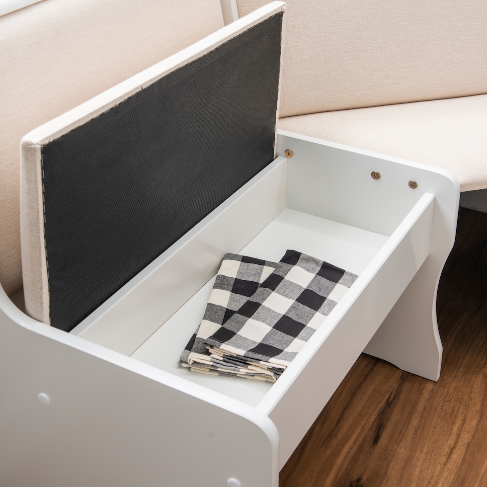 leonie white corner nook   
