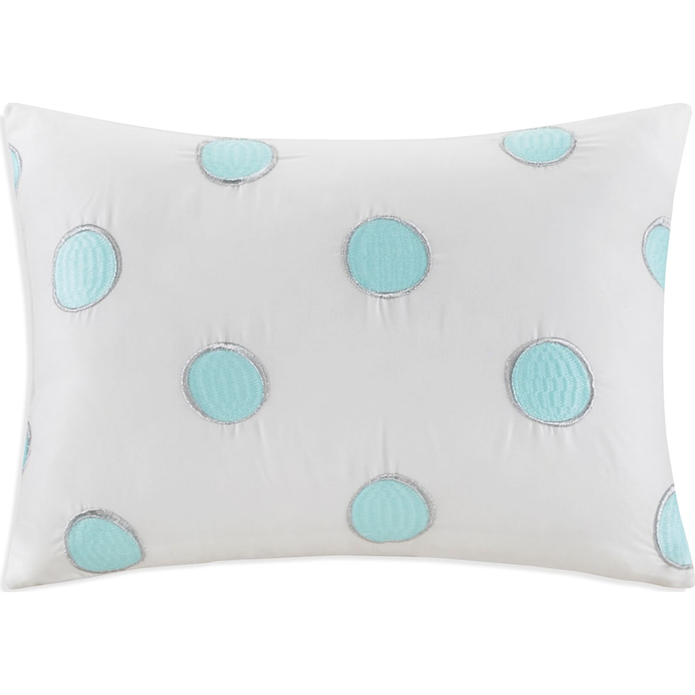 leslie blue twin bedding set   