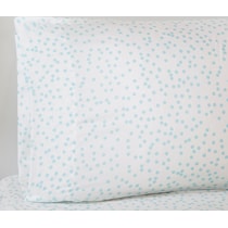 leslie blue twin bedding set   