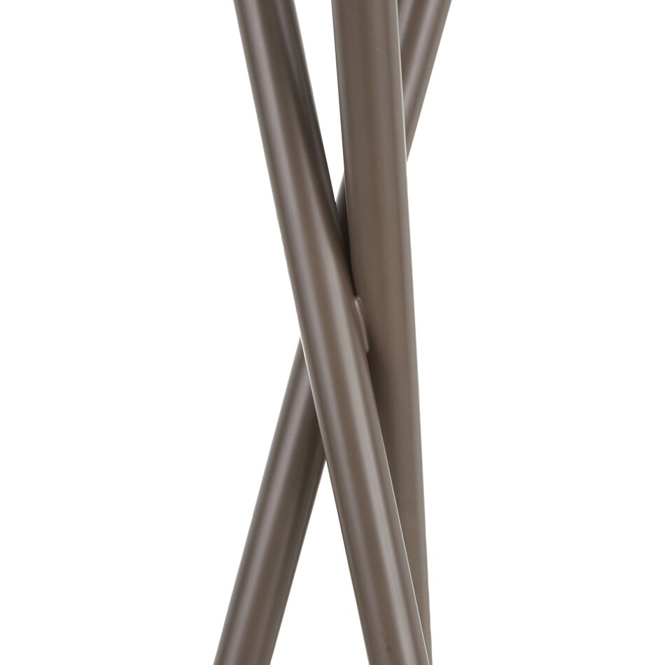 lester dark brown floor lamp   