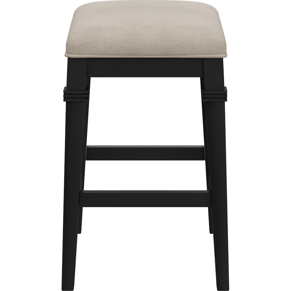 lethabo black counter height stool   