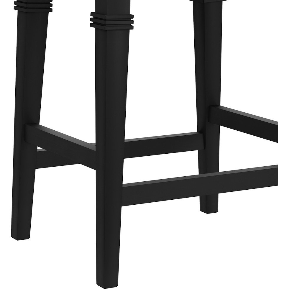 lethabo black counter height stool   