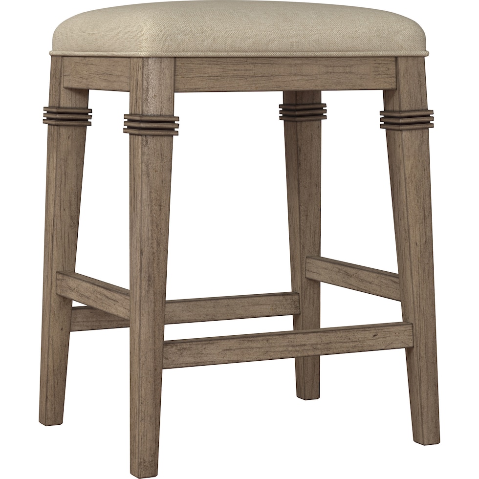 lethabo gray counter height stool   