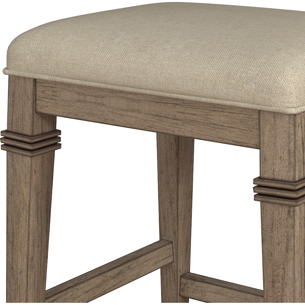 lethabo gray counter height stool   