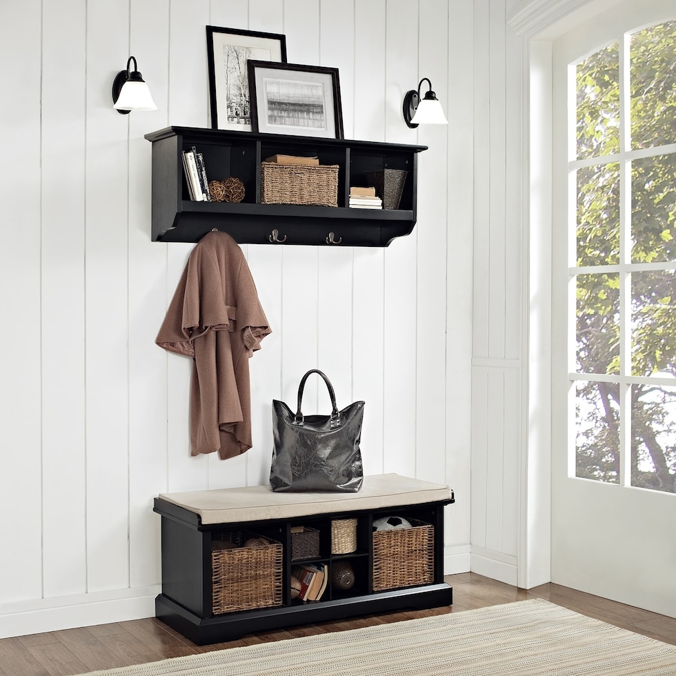 levi black  pc entryway system   