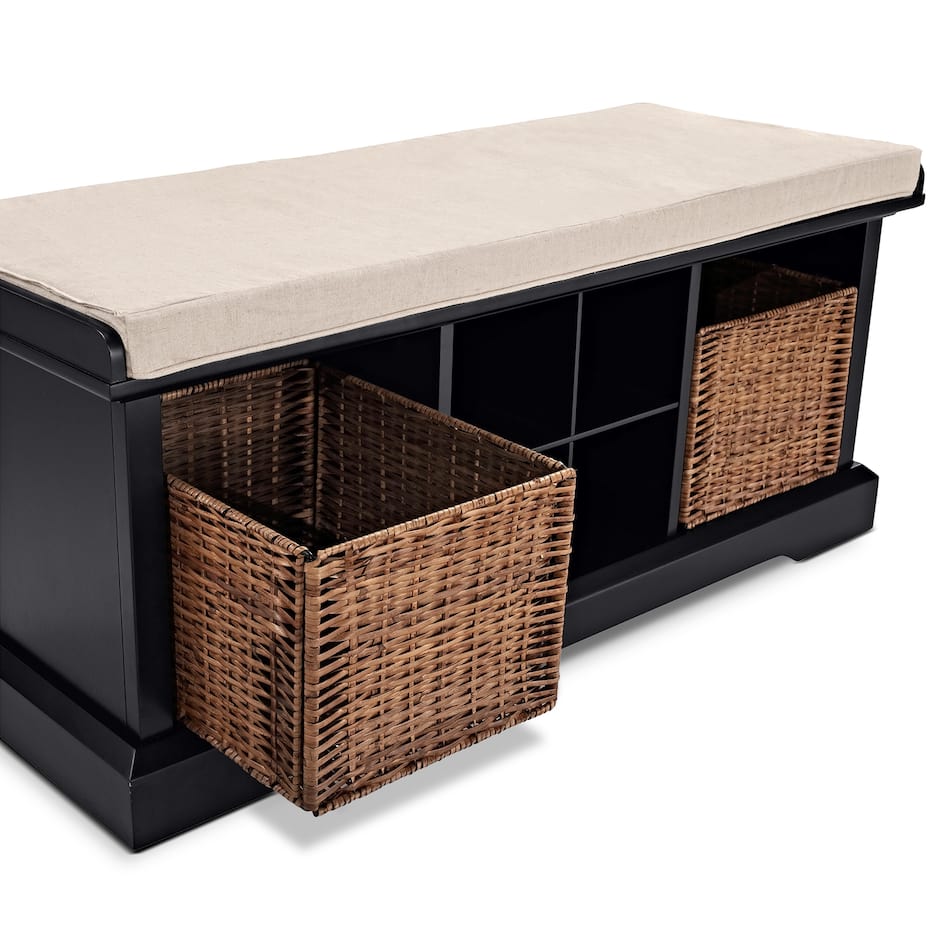 Levi Entryway Storage Bench Value City Furniture