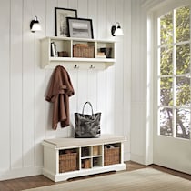 levi white  pc entryway set   