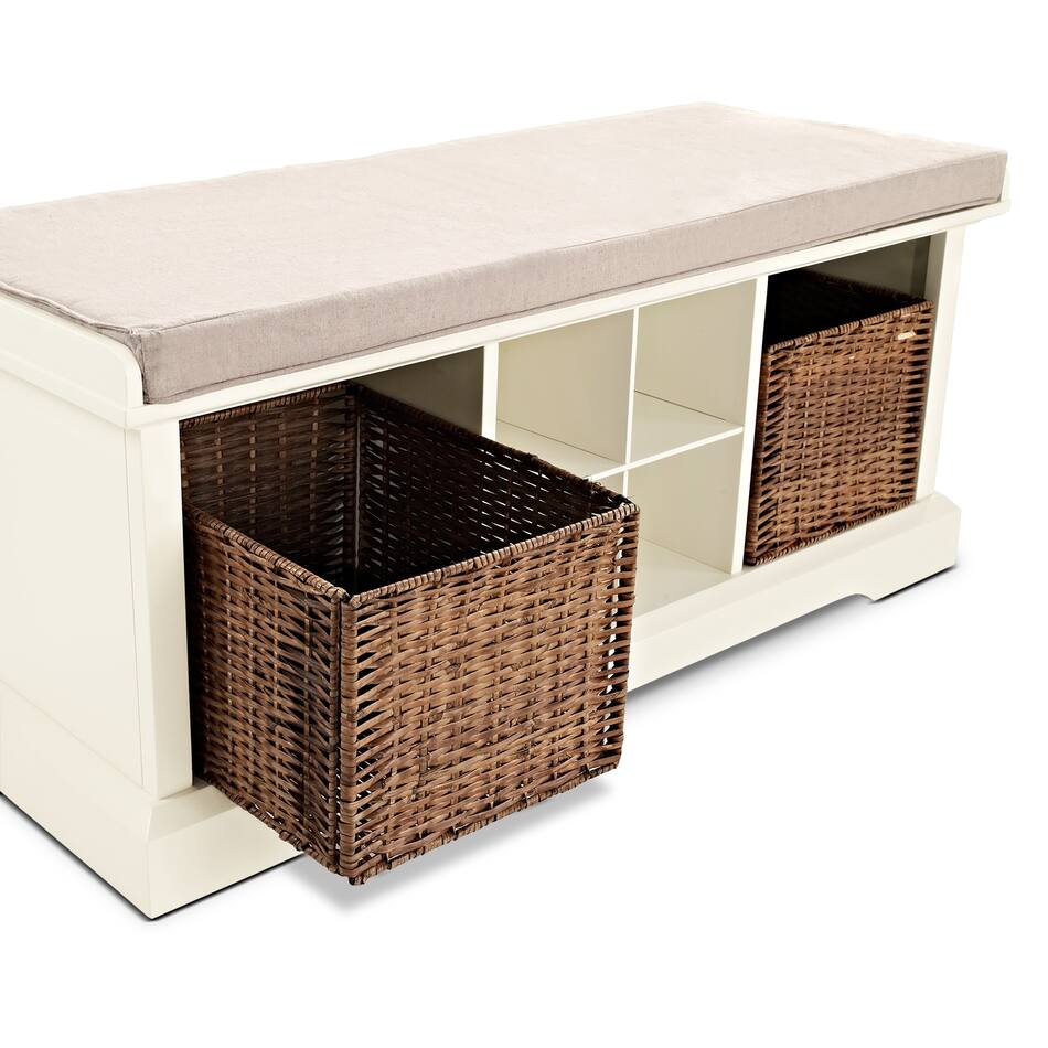 Levi Entryway Storage Bench Value City Furniture