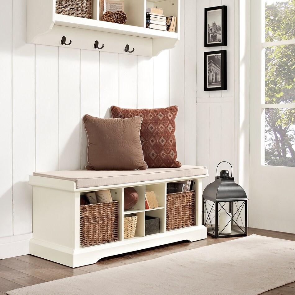 Levi Entryway Storage Bench Value City Furniture