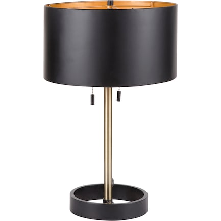 Levia Table Lamp - Gold/Black