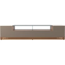 levox off white maple tv stand   