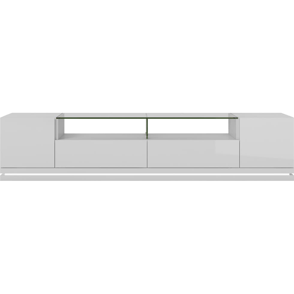 levox white tv stand   