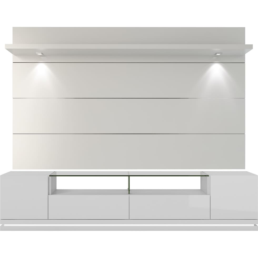 levox white tv stand   