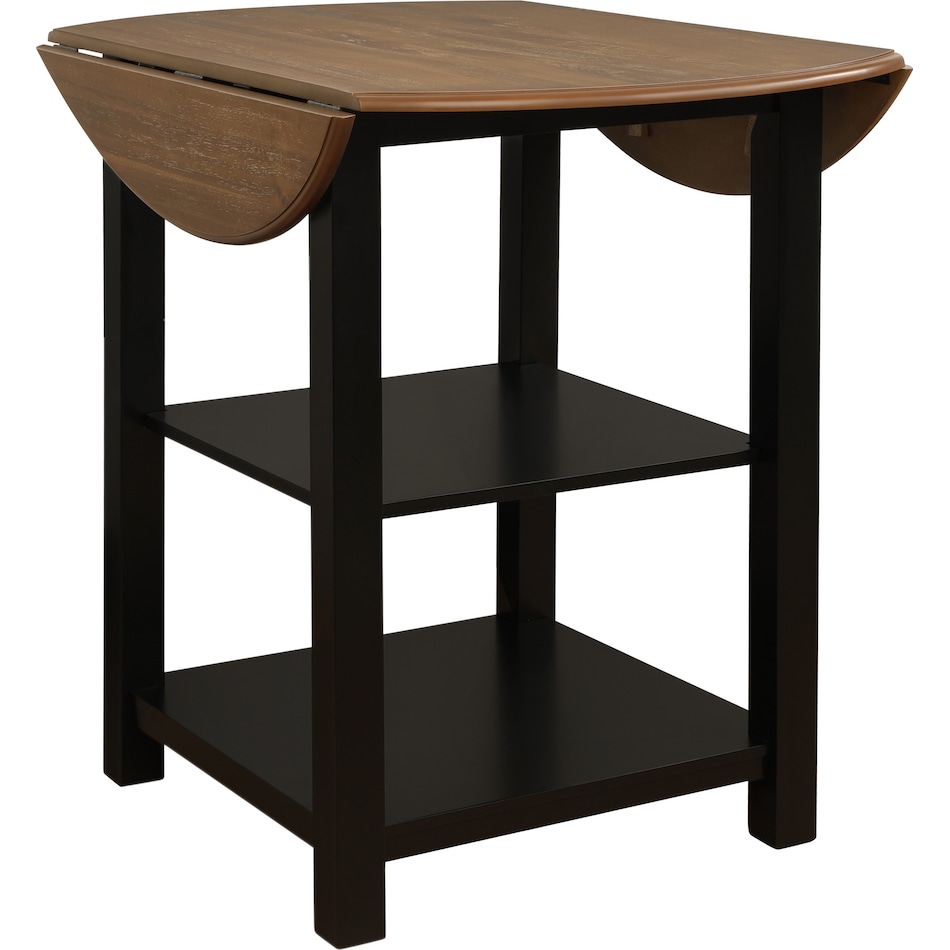 levy black  pc counter height dining room   
