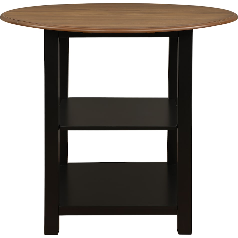 levy black  pc counter height dining room   