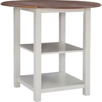 levy gray  pc counter height dining room   