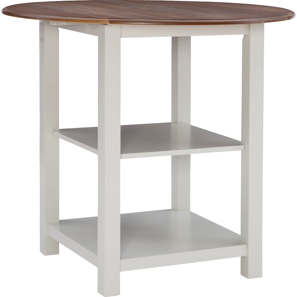 levy gray  pc counter height dining room   