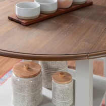 levy gray  pc counter height dining room   
