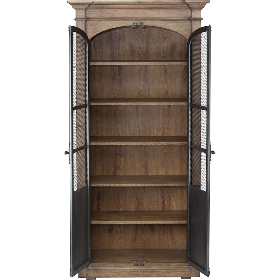 lewis light brown cabinet   