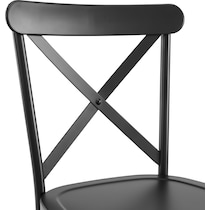 lex black counter height stool   