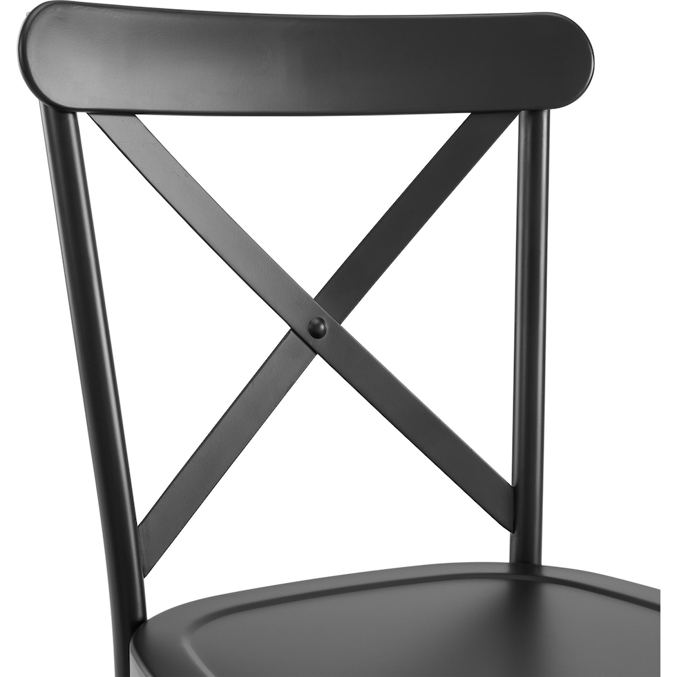 lex black counter height stool   