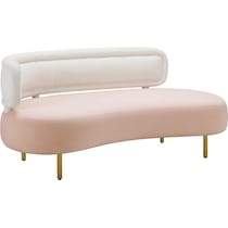 leyla pink sofa   