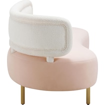 leyla pink sofa   