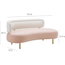 leyla pink sofa   