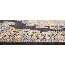 liam black area rug  x    