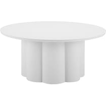 liana white coffee table   
