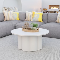 liana white coffee table   