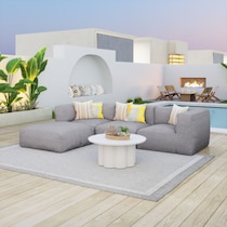 liana white coffee table   