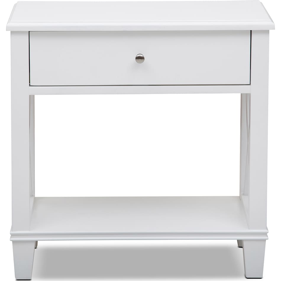 liat white accent table   