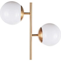 liddy gold marble floor lamp   
