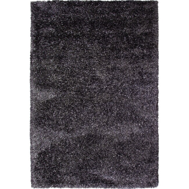 Rugs - Lifestyle Shag 5' x 8' Area Rug - Charcoal