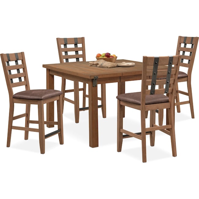 Dining Room Furniture - Hampton Counter-Height Dining Table and 4 Stools