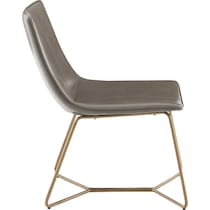 light brown accent chair   