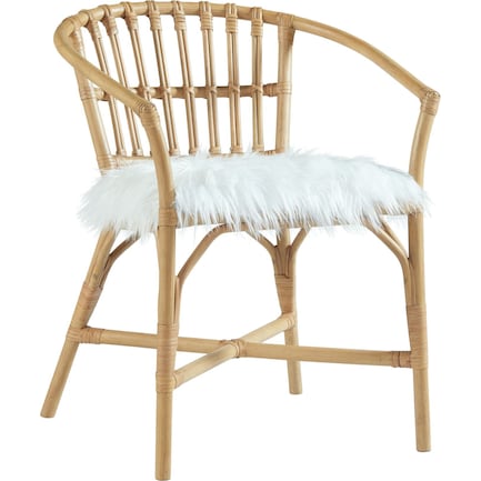 Zaid Accent Chair - Antique Pine