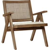 light brown accent chair   