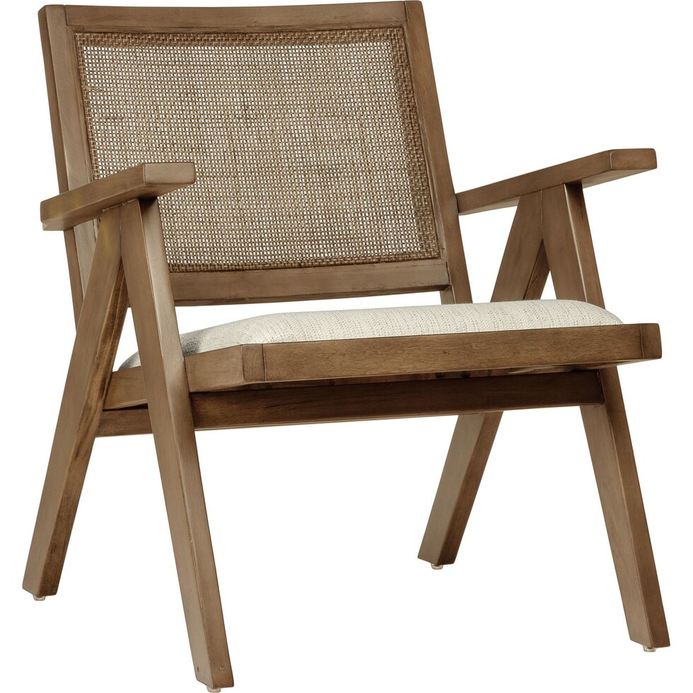 light brown accent chair   