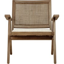 light brown accent chair   